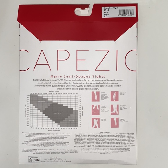 CAPEZIO Ultra Soft Matte Semi-Opaque Transition Tights in Ballet Pink - Picture 9 of 11